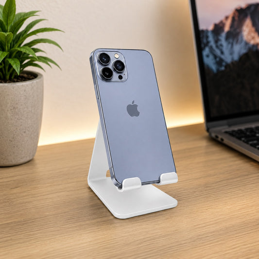 Suporte Universal de Mesa para Celular Branco