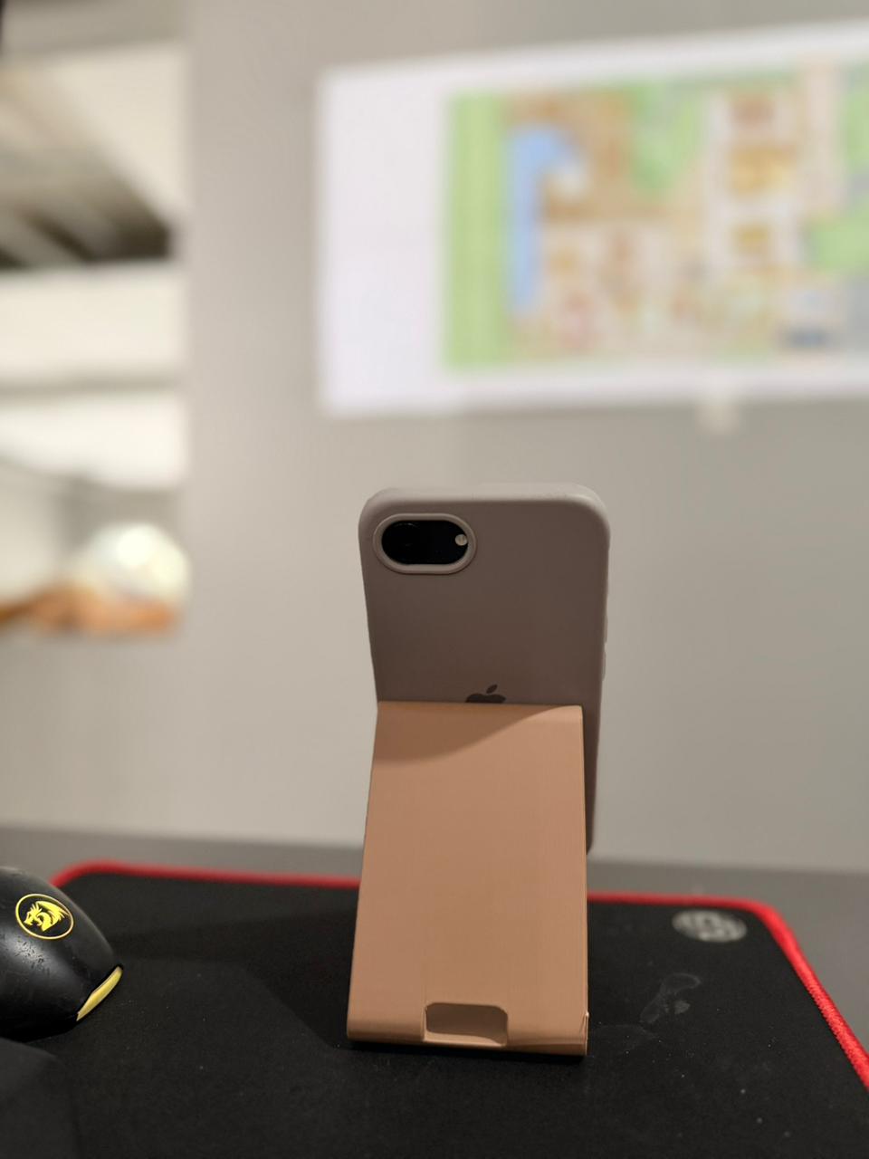 Suporte Universal de Mesa para Celular Bege