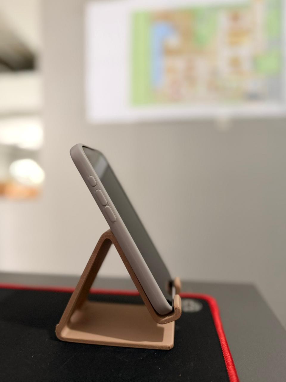 Suporte Universal de Mesa para Celular Bege