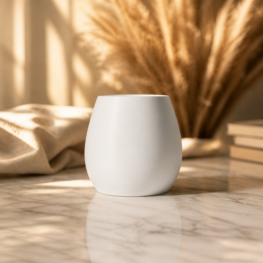 Vaso Cachepô Decorativo Branco para Plantas