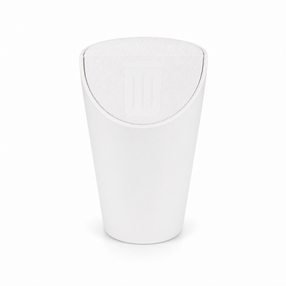 Lixeira Automotiva Porta Copos Branco